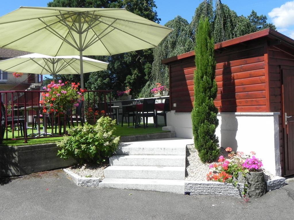 Hotel Restaurant Le Moschenross Thann Exterior foto